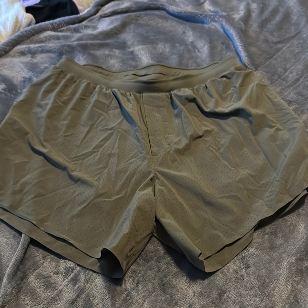 lululemon athletica Olive Green Athletic Shorts